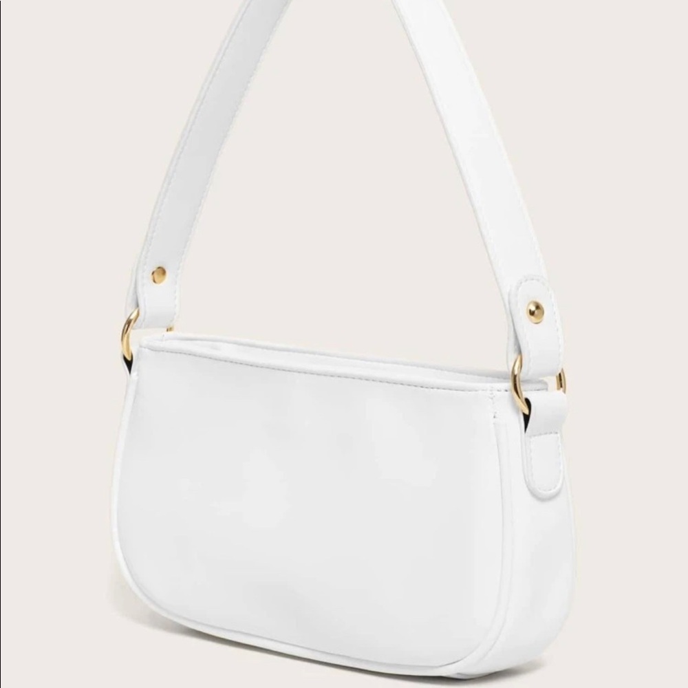 Simple white purse